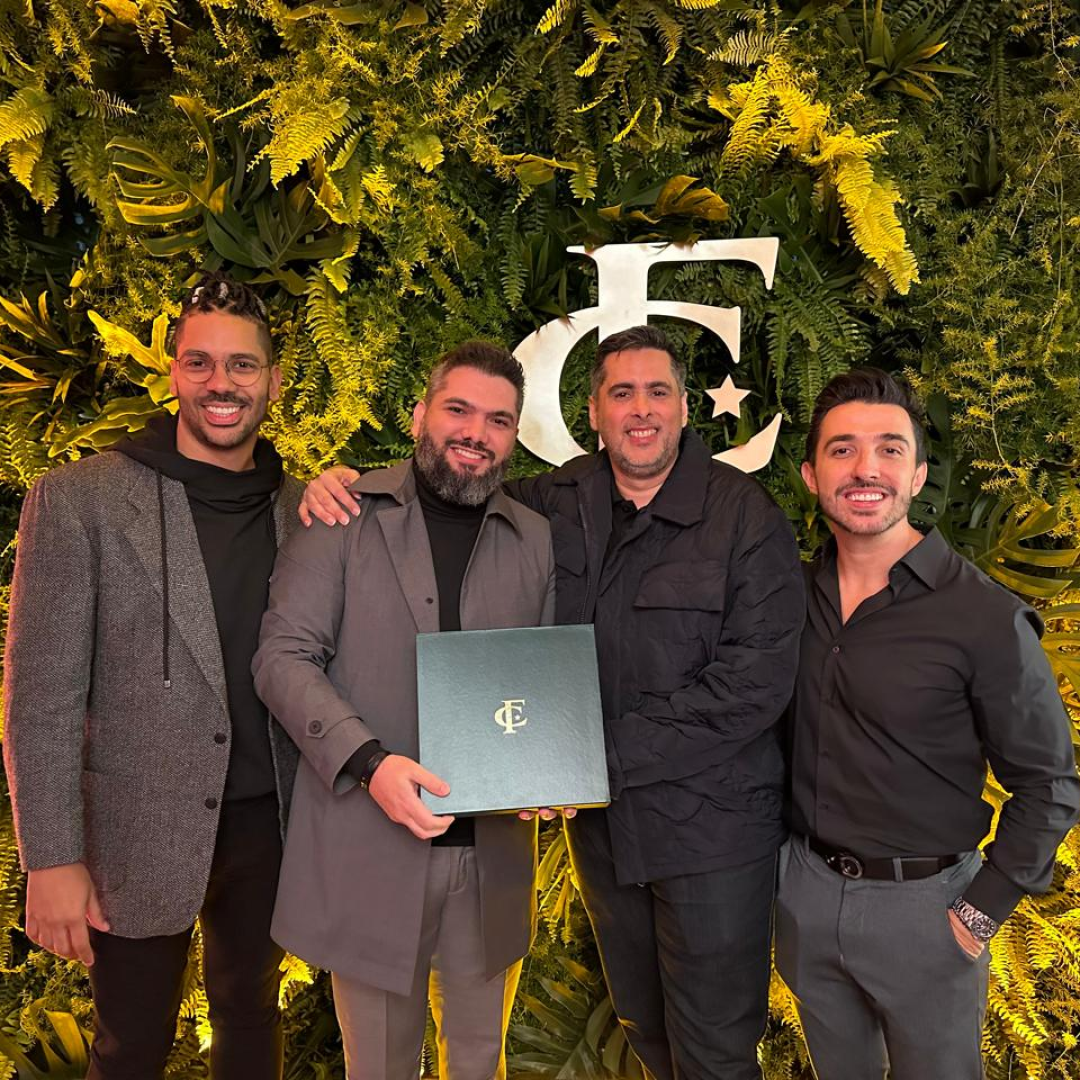 João, Joel Jota, Flavio Augusto, e Caio Carneiro